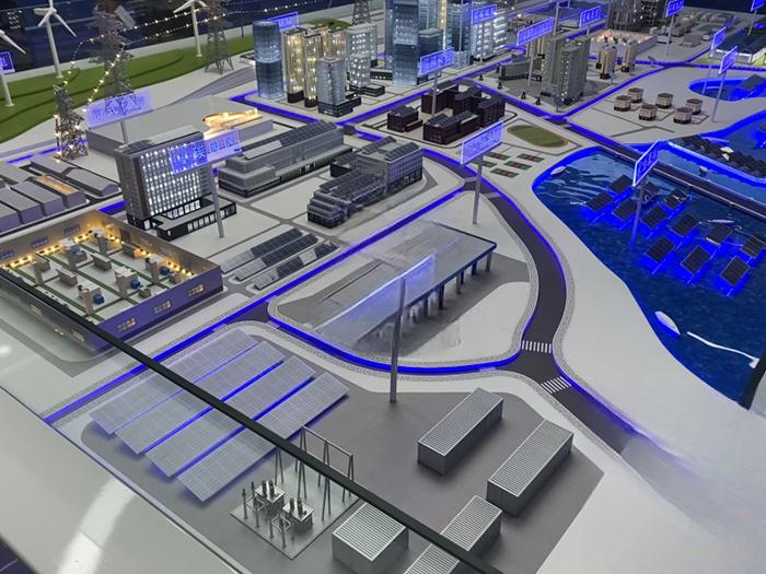 Wind power storage power supply model