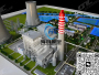 Thermal power generation industry sand table model