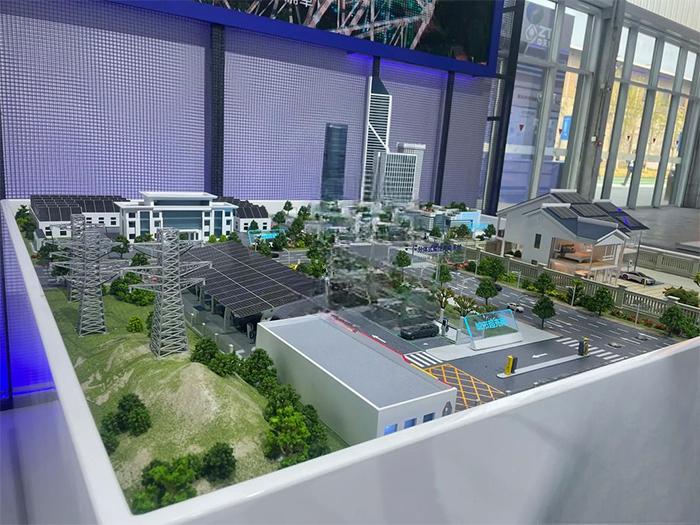 Urban solar charging station model