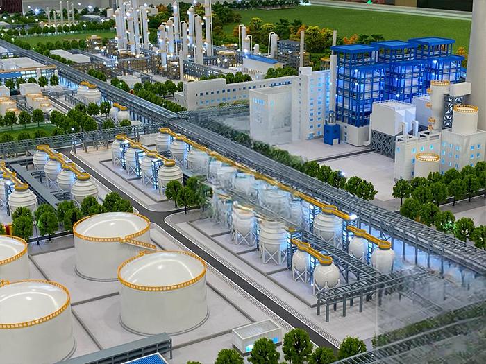 Petroleum storage and refining unit model