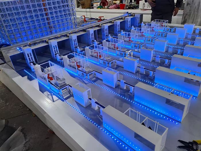 Illuminated Equipment Display Model